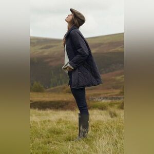 Barbour Liddesdale Blue Lightweight Quilted Jacket. Men’s XS/ Women’s Small